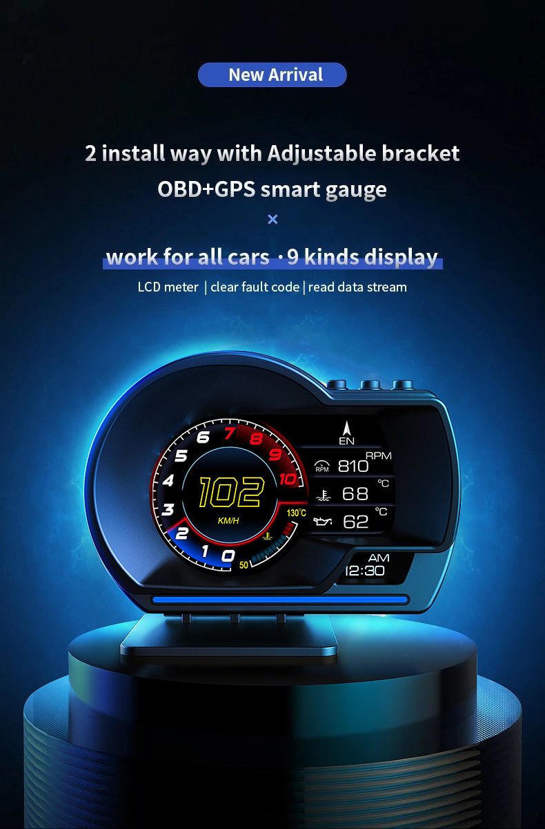 العداد الذكي WIIYII P6 بنظام OBD2 + GPS!