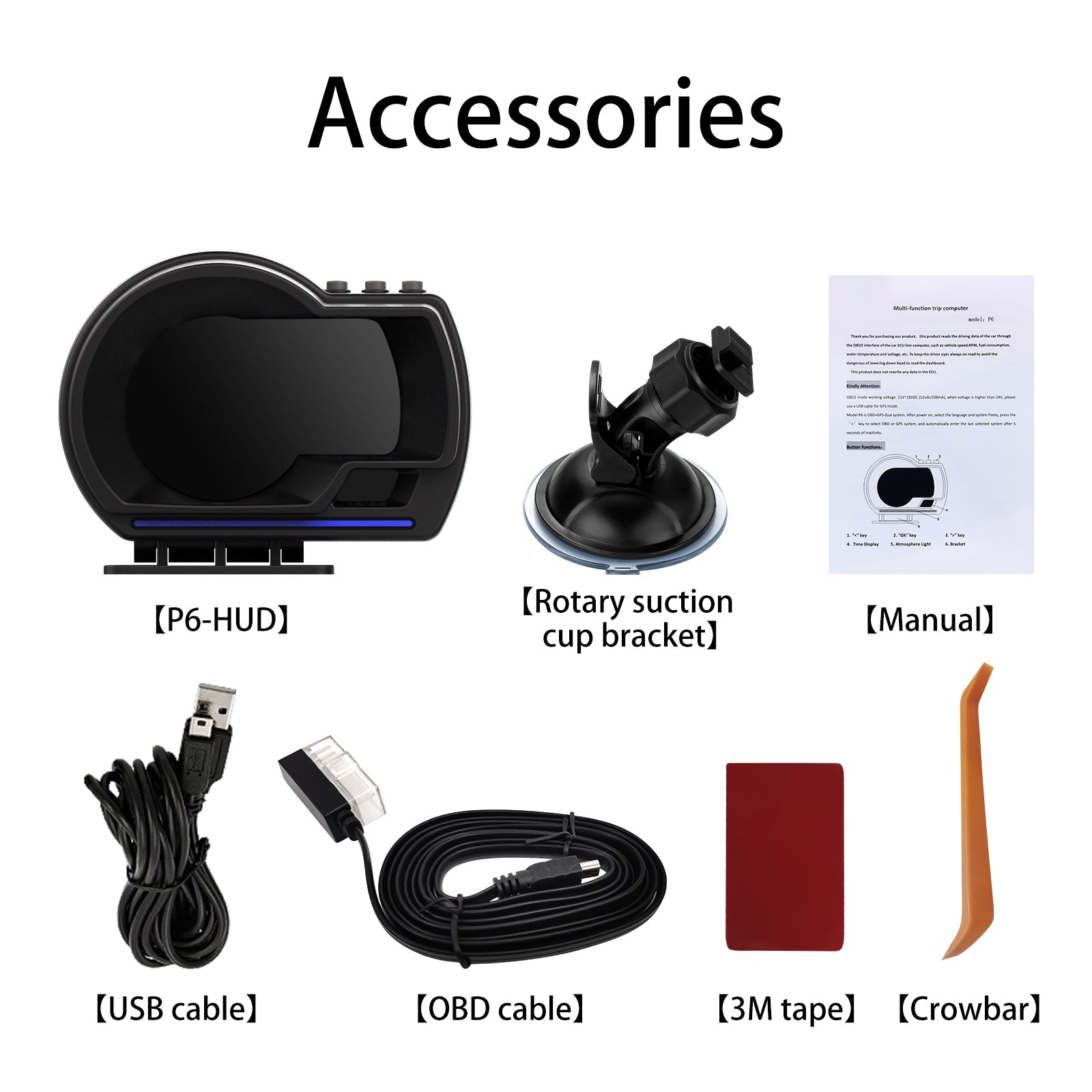 العداد الذكي WIIYII P6 بنظام OBD2 + GPS!